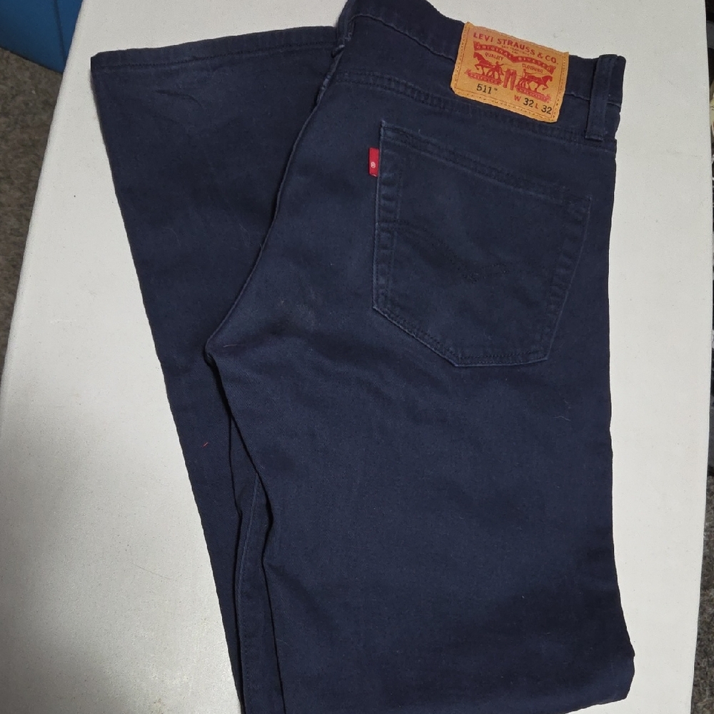 Levi's Dark Blue Denim Pants